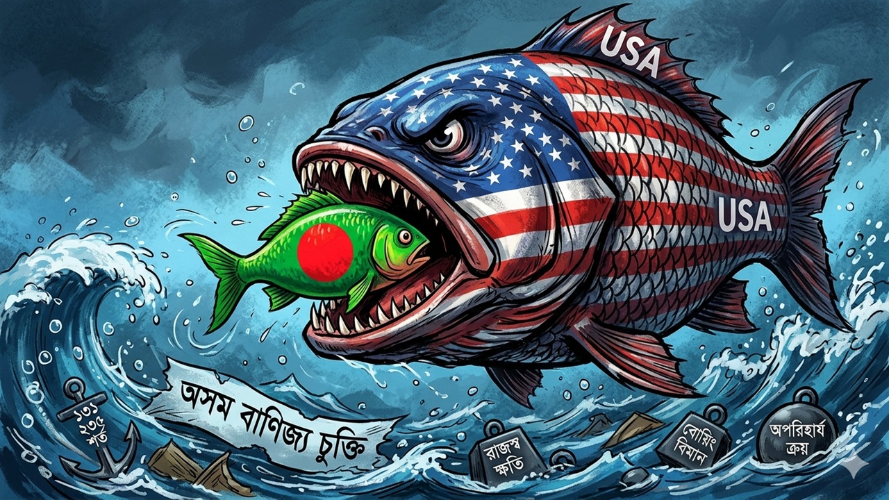 মার্কিন-বাংলাদেশ বাণিজ্যচুক্তি: শর্তের বেড়াজালে সার্বভৌমত্ব ও জাতীয় স্বার্থের সংকট