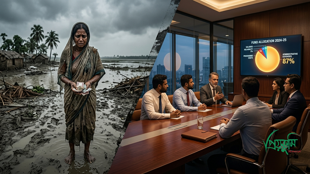 ৮ কোটি টাকা বিতরণে পরামর্শক ও আমলাদের খরচ ৫৩ কোটি